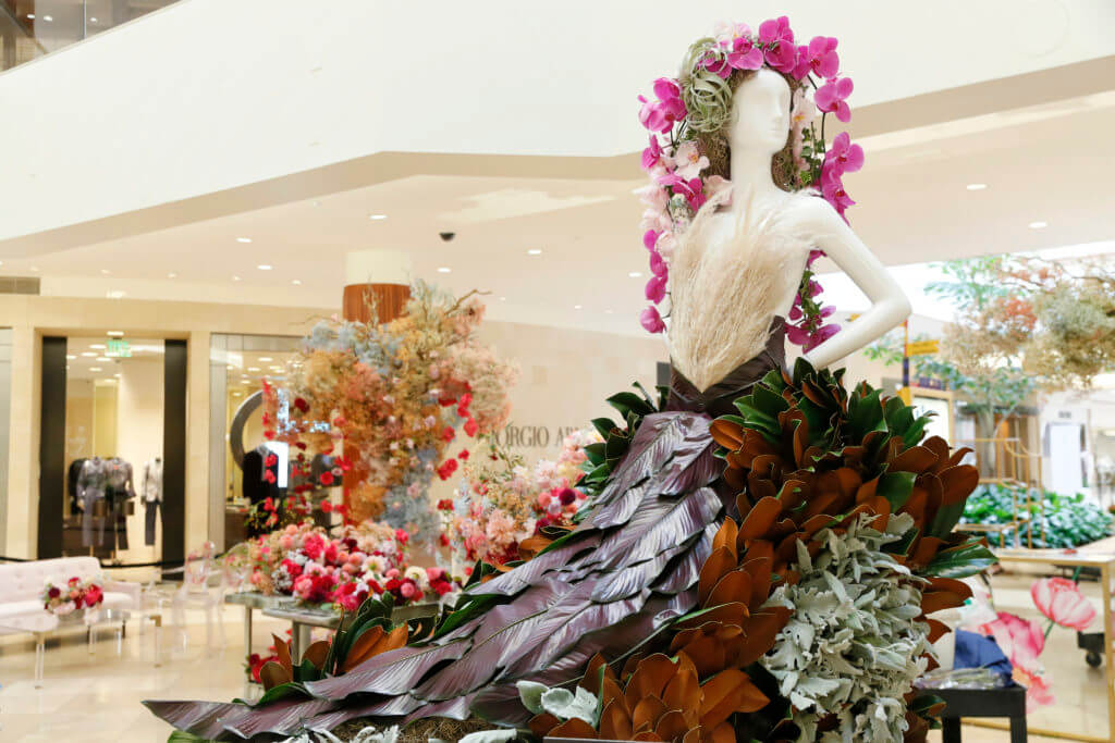 Costa Mesa's South Coast Plaza in full bloom during 'Springtime