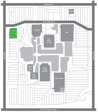 RETAILER HOLIDAY PARKING PROGRAM – South Coast Plaza