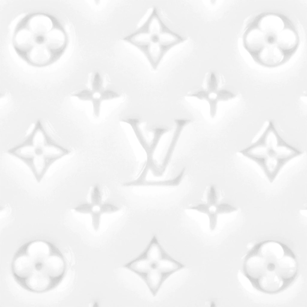 Louis Vuitton White Petite Boite Chapeau Porcelain Vase