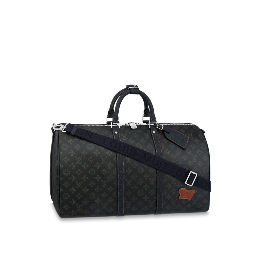Louis Vuitton Keepall 55  Handpainted bags, Painted leather bag, Bags