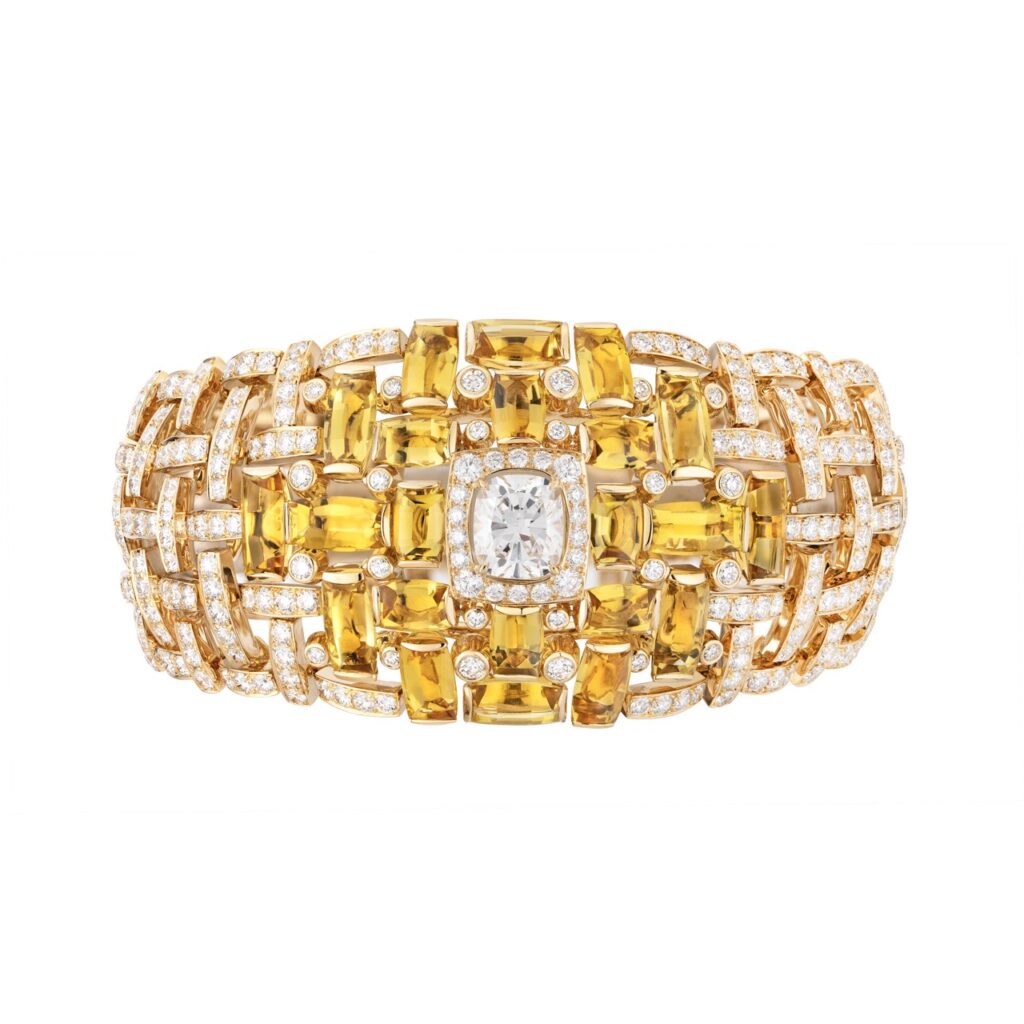 Louis Vuitton Diamond Gold Earrings at 1stDibs